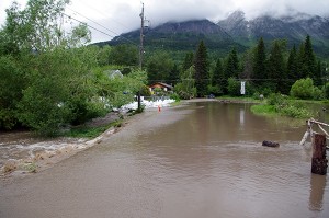 Flooding in Hosmer in 2013. e-KNOW file images