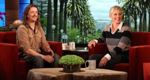 Josh Dueck appeared on the Ellen Degeneres Show last year.