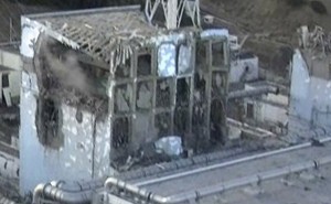 Handout shows damage sustained at the Fukushima Daiichi nuclear power complex