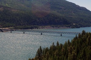 Lake Koocanusa Rexford crossing near Eureka, Montana. Ian Cobb/e-KNOW