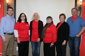 Board Directors: Gary McPherson, Maureen Foxworthy, Pat Wray, Bev Campbell, Donna, Executive Director and Rob Stang.