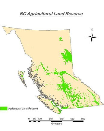 ALR land in B.C.