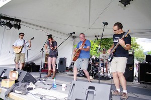 The Oak Republic performing at Kimberley's JulyFest in 2014.