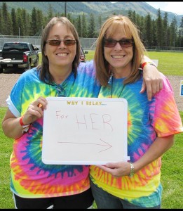 Sue Huisman – left, Nancy Buchan – right