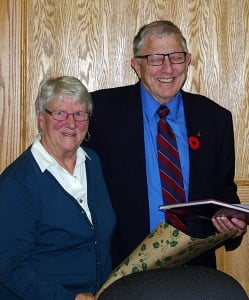 Coun. Angus Davis with his wife Arlene.