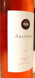 KG Akiyoshi Sangiovese rose
