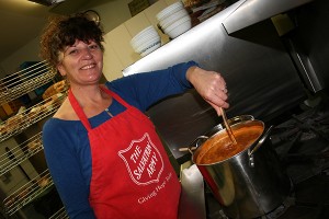 Kathy Morey, Salvation Army cook