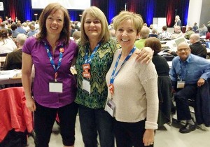 Leslie Molnar, left, is Woman of the Year 2015