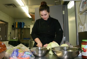 Chef Shelby Schiller of BJ’s Diner and Creekside Pub.