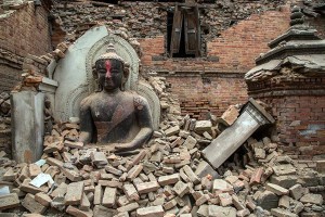 Image of Nepal quake aftermath from International Business Times.