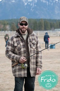 Adult Fly Casting Competition and 50/50 Winner Rick Hedrick from Cranbrook. Photo Credit: Frida Vicklund Photography