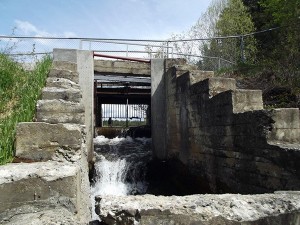 Idlewild Dam spillway