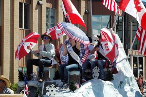 The Whitefish Winter Carnival float is always a popular entry in the Sam Steele Days Parade