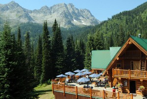 The Bear Deck at Island Lake Lodge. Mike McPhee Photo