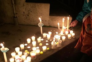 Candlelight vigil Fernie