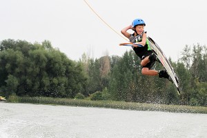 Ryder Duczek with a big Fashion Air during his first place run in the finals.