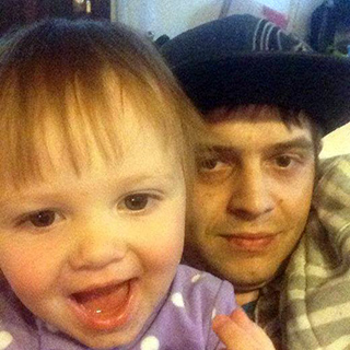 Terry Blanchette and his two-year-old daughter Hailey Dunbar-Blanchette