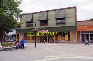 Closed the past few years, the old Fields building is once again coming back to life with new retail operations within.