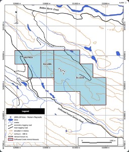 MGX Minerals Driftwood Creek Map