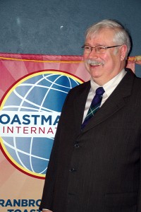 Toastmaster David Farrell