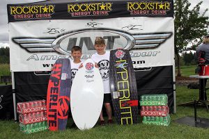 The Duczek brothers at the INT League Hauser Lake Tour Stop.