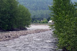 Coal Creek empties in the Elk River. Ian Cobb/e-KNOW photo