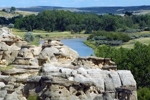 Writing-on-Stone Provincial Park, east of Milk River.