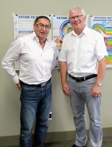 Romeo Saganash MP for Abitibi-Baie James-Nunavik-Eeyou, left, with Wayne Stetski, Kootenay-Columbia MP. Photos submitted