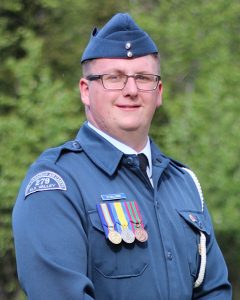 Warrant Officer First Class Joel O'Sullivan, recipient of the B.O Mayne Award for top air cadet in B.C. (Photo S.L. Furedi)