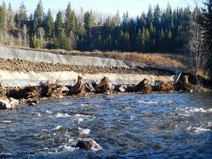Work done on the section of Alexander Creek. Elk River Alliance images