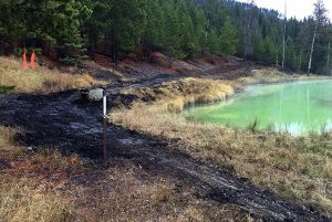 New trail adjacent to Sulphur Springs.