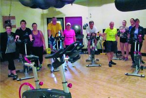 Sunrise Rotary Club members preparing for this year’s Gran Fondo. Photos submitted