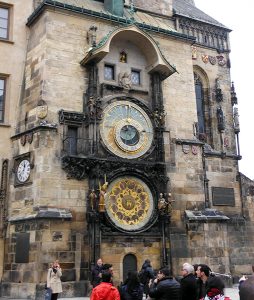 The unique astronomical clock.