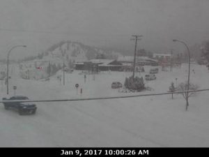 Highway 93/95 junction at Radium Hot Springs