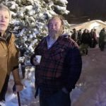 Community gathers to open outdoor rink