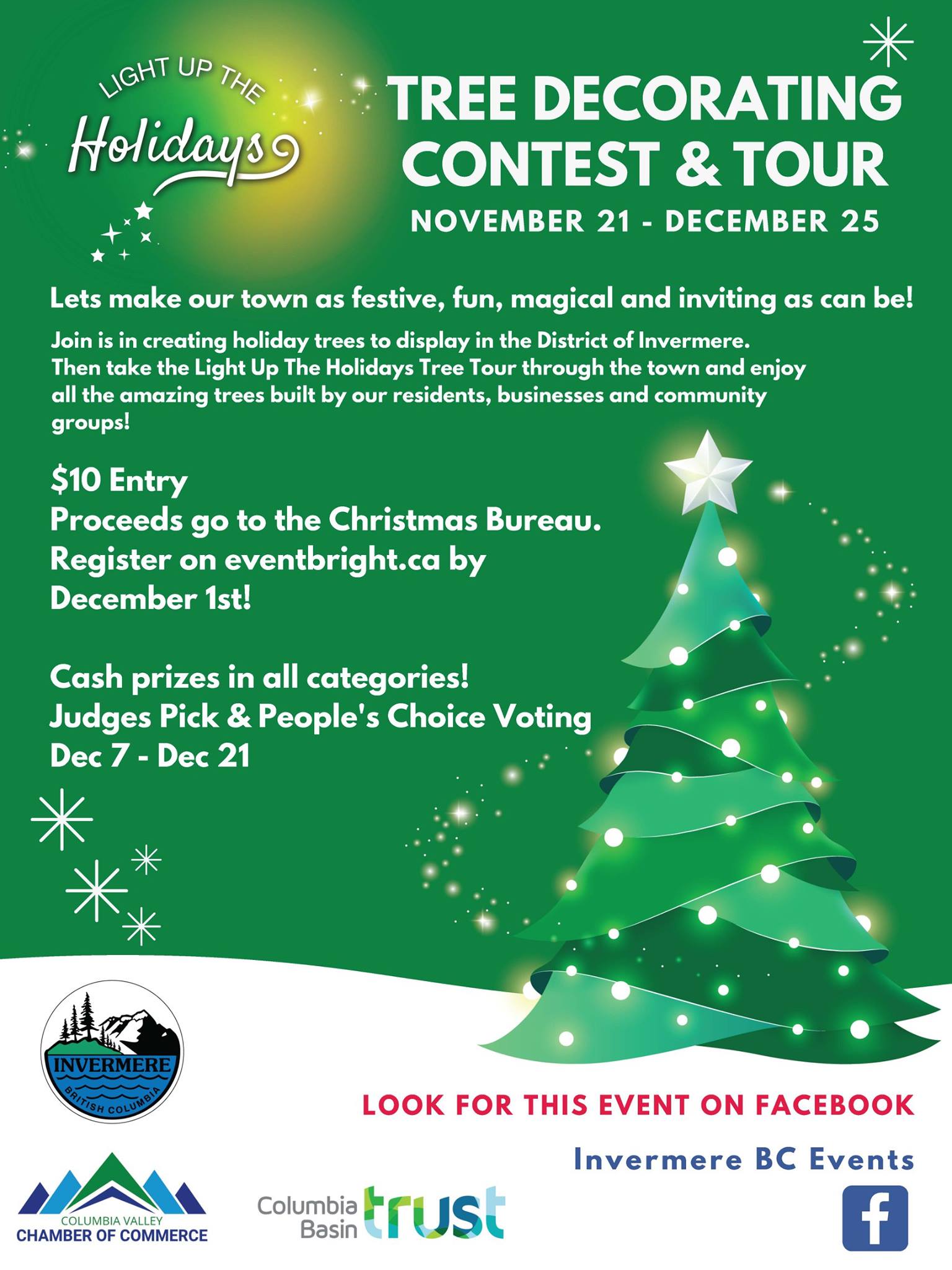 Light up the Holidays Tree Decorating Contest & Tour!