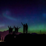 Northern lights dancing in East Kootenay skies