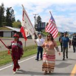 Fernie supports NIPD by joining border walk