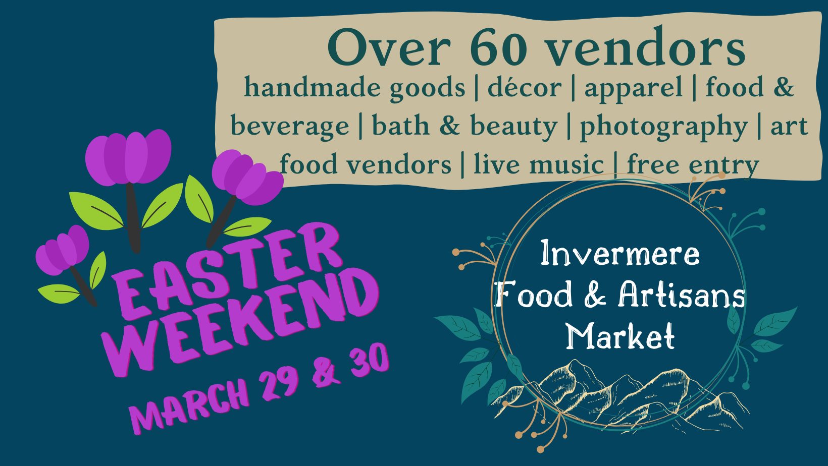 Easter Weekend Invermere Food & Artisans Market