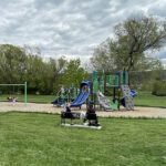 Playground structure closed for repair