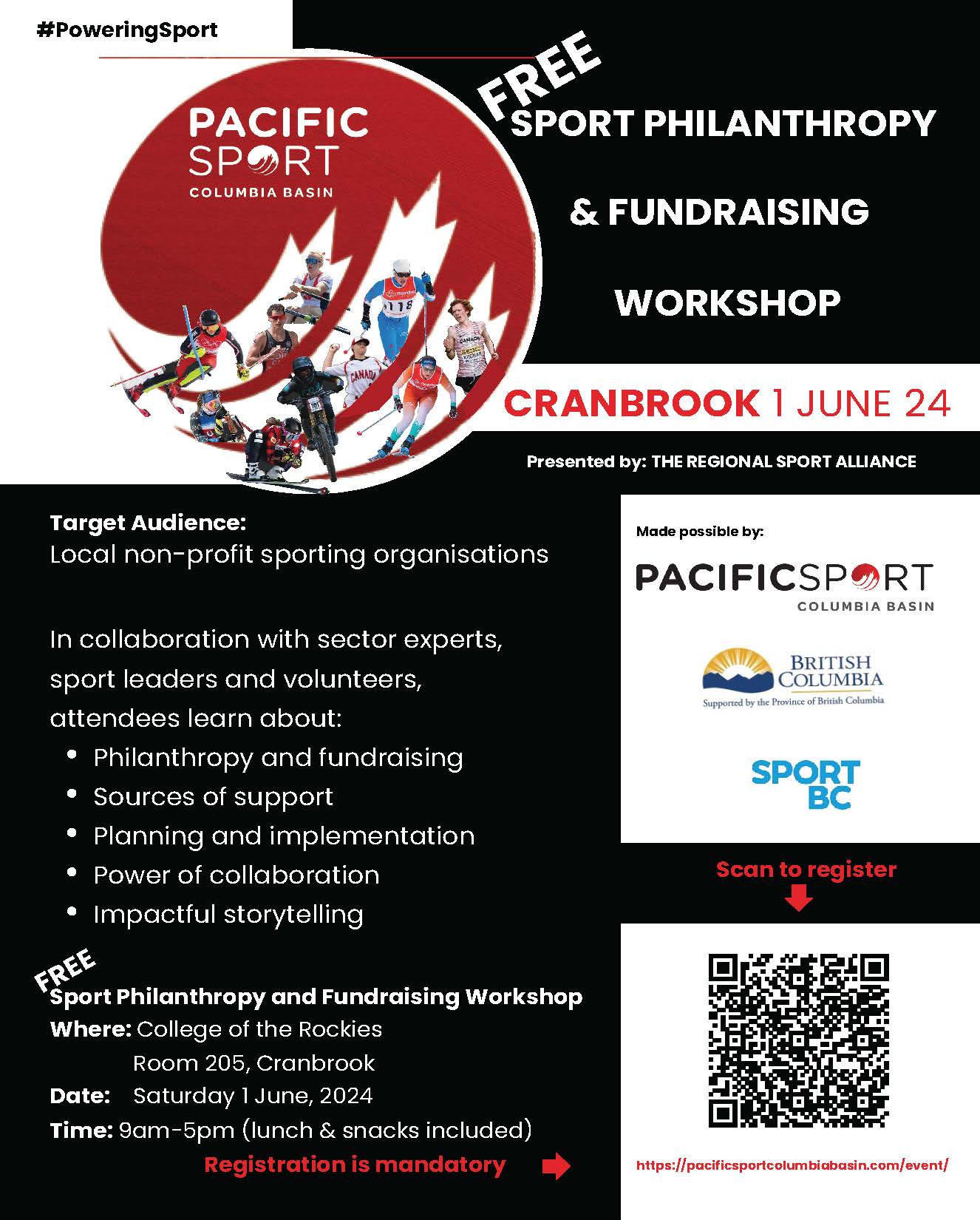 Free Sport Philanthropy and Fundraising Workshop