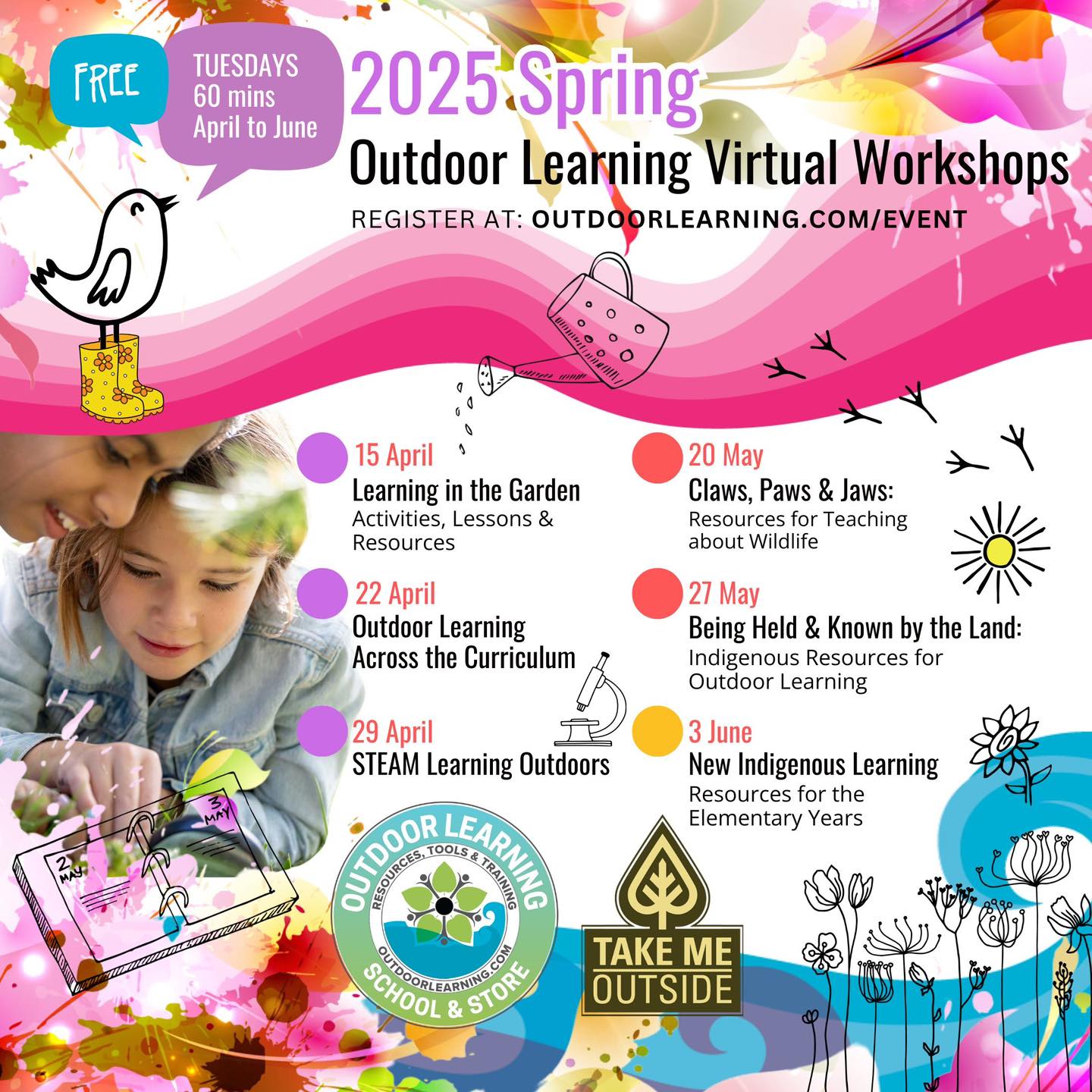 Spring Virtual Workshops